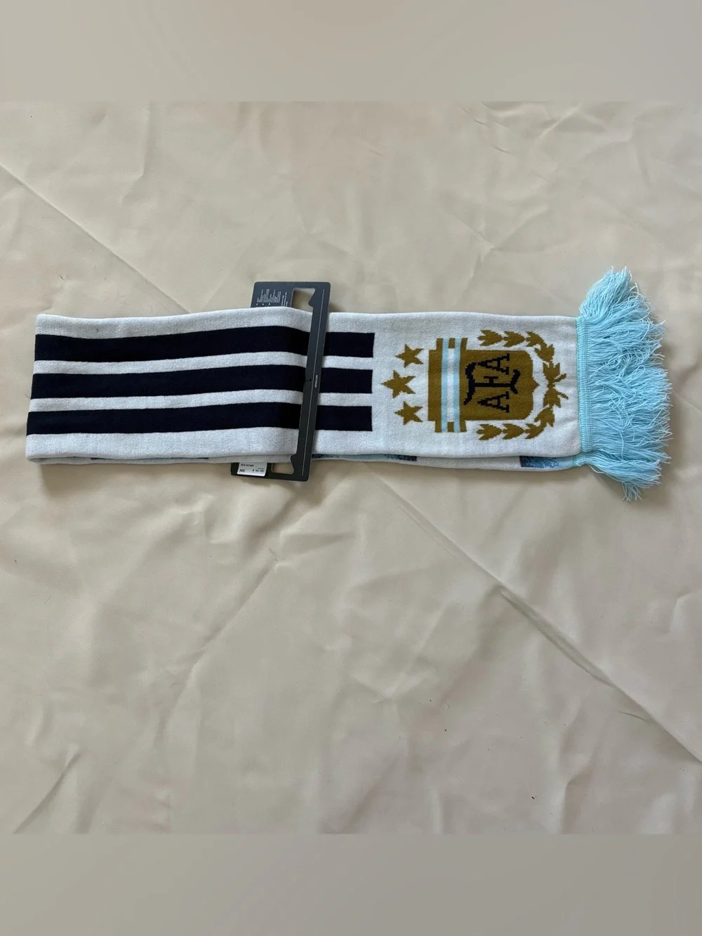 Adidas 2026 AFA Argentina Football Scarf – One Size (NWT)
